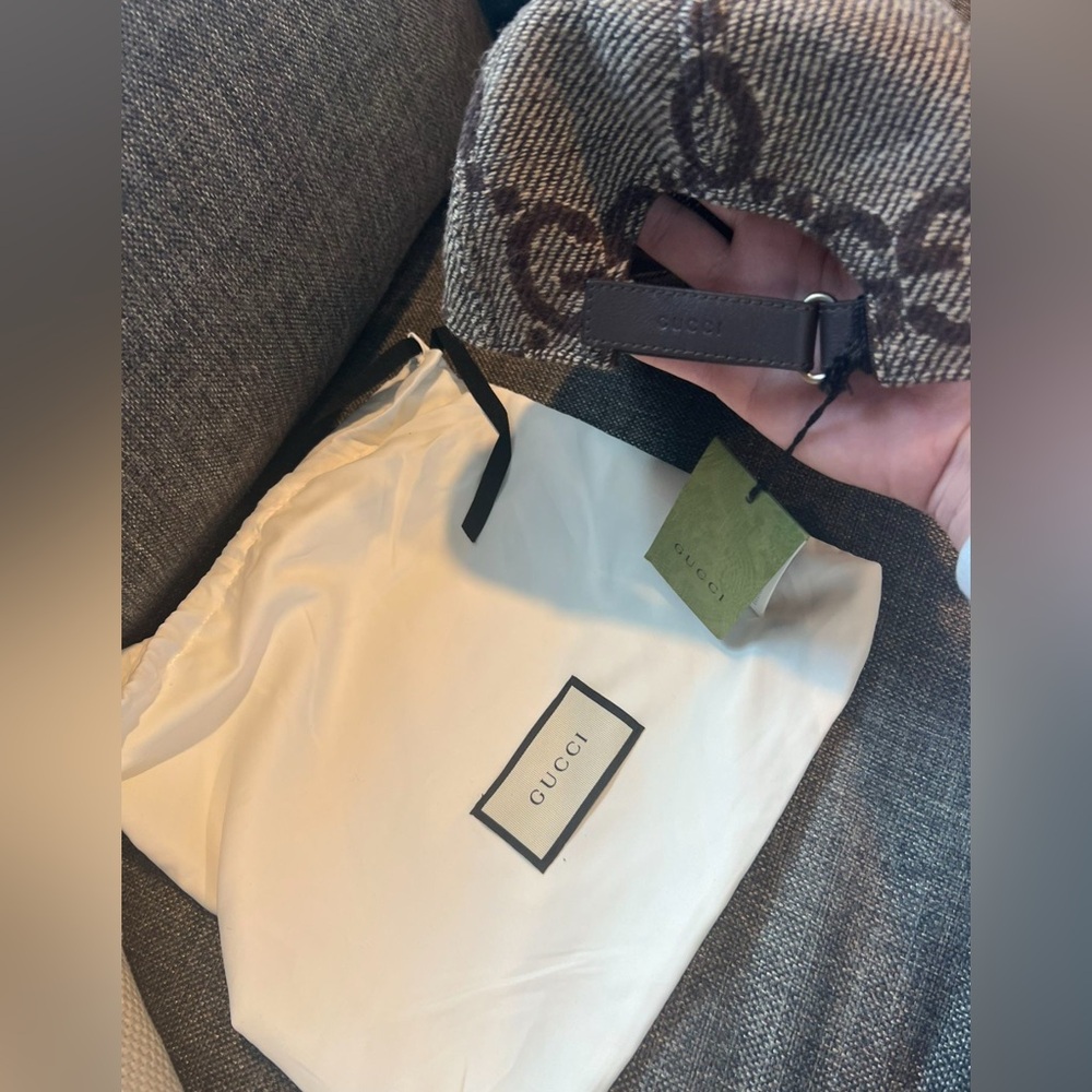 Gucci Brown and Black baseball Cap. Size S - Picture 4 of 5